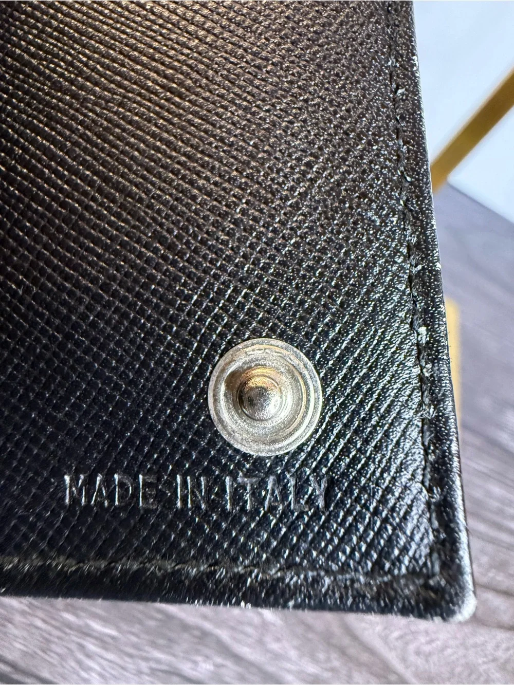 🖤 Prada Tessuto Nylon 6 Key Holder Black Vintage *Authenticated*